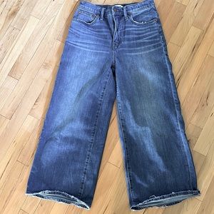 Madewell Wide-leg Cropped Jeans size 26